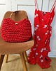 torby na ramię Torba na Ramię "Boho Weave Bag" kolor czerwony 3