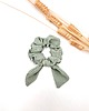 gumki do włosów Scrunchie/frotka bow Szałwia 1
