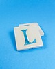 magnesy Ceramiczny magnes, niebieska literka L 1