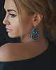 kolczyki soutache Eira M - kolczyki etno, srebro 2