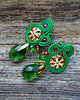 kolczyki soutache Zielone  kolczyki soutache 1