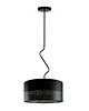 lampy wiszące Czarna lampa wisząca do salonu LED LOZANNA GLAM w kolorze czarnym 7