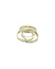 pierścionki - różne POLYGON MINI ring / satin brass 6