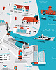 plakaty Gdynia Mapa plakat 50x70 cm 3