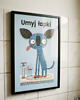 plakaty Plakat 30x40 łazienka myj łapki Chihuahua 2