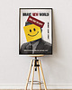 plakaty Plakat Kolaż - Nowy Wspaniały Świat - Aldous Huxley 1