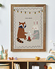 obrazy i plakaty do pokoju dziecięcego Leśne duo - plakat dziecięcy 4