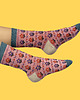 skarpetki damskie Kolorowe skarpetki kwiaty - flower socks 2
