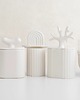 świeczniki i świece Akebia - pojemnik z porcelany Parian 3