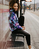 bluza z kapturem damska Damska Bluza Expres Zamek DR.CROW Weed 1