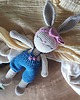 przytulanki dla niemowląt i dzieci Króliczek przytulanka bawełniana maskotka na szydełku Little Bunny 5