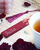 zakładki do książek Zakładka Imienna PERSONALIZOWANA - burgund 1