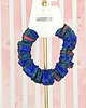 gumki do włosów S wąska gumka jedwabna do włosów jedwab naturalny scrunchie niebieska 2
