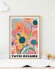 grafiki i ilustracje PLAKAT dekoracyjny , kwiaty Yayoi Kusama, abstrakcja kolorowa 4