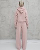 komplety damskie Komplet oversized kangurka i szerokie spodnie wide leg Powder Pink 4