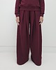 komplety damskie Sarai wygodny komplet bluza i szerokie spodnie z zakładkami Cherry 2
