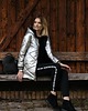 kurtki damskie Kurtka puchowa Alaska Look srebrna 5