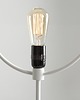 lampy stołowe Lampa stołowa metalowa koło Bullet Table - biała 6