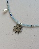 naszyjniki - inne Naszyjnik ze słońcem i akwamarynami 2