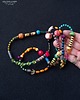 korale Długi bajecznie kolorowy naszyjnik Boho drobne koraliki prezent handmade 4