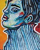 obrazy Obraz olejny do salonu cabaret Liza Minnelli 2