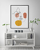 plakaty Plakat KOBIETA kontur abstrakcja linie 0483 2