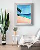 plakaty Złota plaża - spacer nad oceanem - plakat fine art 4
