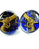 spinki do mankietów SPINKI - Steam Dream Gun - blue - Pistolet 1