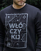 bluzy męskie Bluza męska bez kaptura crewneck WŁÓCZYKIJ 2
