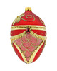 ozdoby choinkowe Bombka choinkowa: Jajo ze złotym kwiatem: czerwone 1