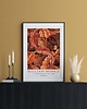 grafiki i ilustracje PLAKAT  dekoracyjny William Morris jesienne liście 6