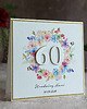 kartki scrapbooking Personalizowana kartka na 60 urodziny, BH 35 1
