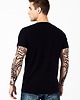 t-shirty męskie Czarny t-shirt męski z tatuażami Tribal 2
