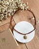 chokery Choker z piasku pustyni słońce medalion 1