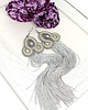 kolczyki soutache Szaro-żółte kolczyki sutasz - kolekcja Drop 3