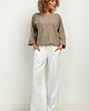 swetry damskie  Luźny sweter z szerokim rękawem, T418, one size 2