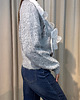 swetry damskie  Sweter kwiat Grigio 2