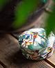 ozdoby wielkanocne Świeca sojowa vintage kolorowa porcelana ptaki 2