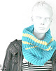 szale damskie ::: HELLO! blue ::: 3