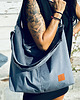 torby na ramię Duża torba worek "Mili Chic Mc7" - szara 1