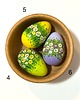 jajka wielkanocne Pisanki malowane drewniane 5