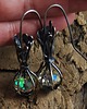 kolczyki wire wrapping Sakiewki z magicznym pyłem 3