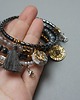 bransoletki z kamieni naturalnych Alloys  Collection  WRAPPED /steel & grey/ - bransoletka 4