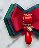 broszki Brosza  z ozdobą w stylu glamour z czerwonymi  kamieniami NEW 4