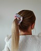 gumki do włosów Gumka jedwabna, scrunchie, frotka wiosenne kwiaty MIDI 1