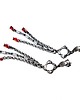 kolczyki srebrne Kolczyki srebrne Baguette /garnet/ 2