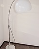 lampy podłogowe Lampa podłogowa vintage lata 90 chrom marmur regulowane ramię klosz 30 cm 2