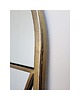 lustra stojące i wiszące Lustro Okno w Metalowej Ramie Gold 180 cm 2