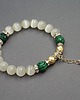 bransoletki z kamieni naturalnych Champagne & emerald /12-09-21/ 1