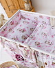 akcesoria do łóżeczek Organizer Do Łóżeczka Pojemny Miękki Bawełna 60x60 cm LOVE od BabyU 3